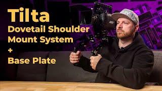 Плечевий упор Tilta 19 mm Dovetail Shoulder Mount System + Базова площадка Tilta 15mm Base Plate