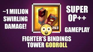 Fighter's Bindings Gilded 263 RARE TOWER GOD DROP - Minecraft Dungeons