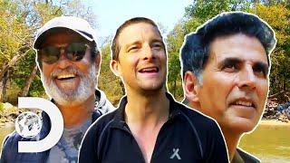 Rajinikanth & Akshay Kumar Attempt To Survive The Wild! | Into The Wild with Bear Grylls