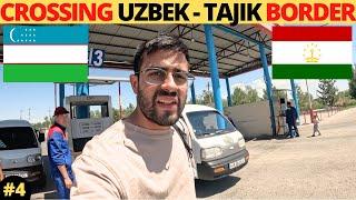 CROSSING Uzbekistan - Tajikistan Border  I How they treat INDIAN !