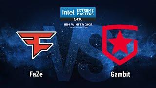 FaZe vs Gambit | Лучшие моменты | IEM Winter 2021