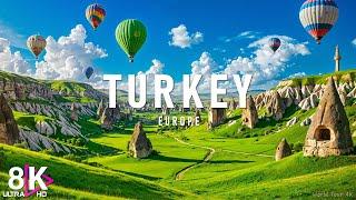 TURKEY 8K Video Ultra HD With Relaxing Piano Music - 8K Beautiful Lanscapes