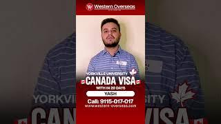 Neeraj's 20-Day Journey to a Canada Study Visa | Western Overseas Pre-Departure Session 