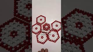 How to make pearl beaded mat#madhuri creation