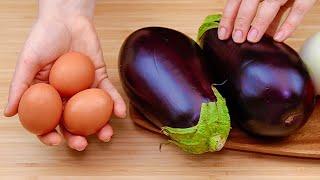 The 3 best eggplant recipes! Just add eggs to eggplant! ASMR!