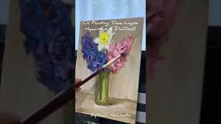 Oil Painting Time Lapse “Hyacinths & Daffodil“ #oilpainting #allaprima #shorts #flowerpainting
