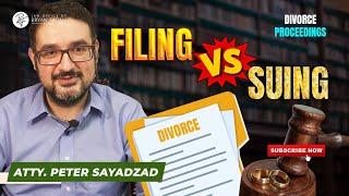 Divorce Proceedings in Texas  Filing vs  Suing for Divorce