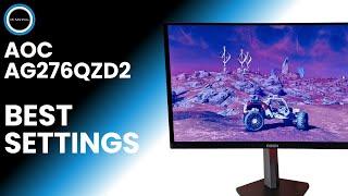 AOC Agon PRO AG276QZD2 Beste Einstellungen