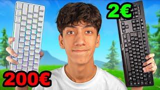 2€ vs 200€ Tastatur in Fortnite Arena