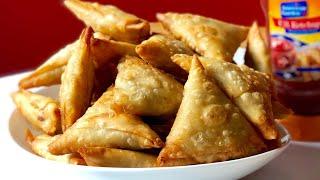 Chicken Samoosa-Samosa Recipe-Simple Samoosa Recipe-Easy Evening Snacks-Iftar Easy Recipe-Samusa