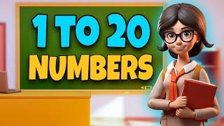 Learn Gujarati Numbers with KiddyWood | કિડીવુડ પર સિખો 1 થી 20 ગુજરાતી આંકડાઓ