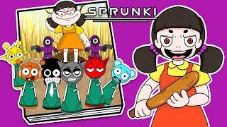 Making INCREDIBOX SPRUNKI Game Book  SQUID GAME 2 Challenge 스프런키 게임북 만들기