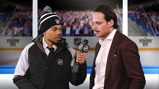 Lazlo Holmes interviews Maple Leafs forward Auston Matthews