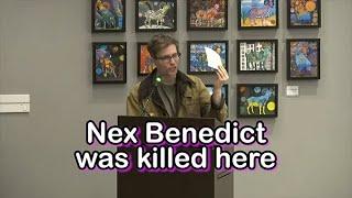 Speaking at the School where NEX BENEDICT was Killed