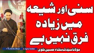 ALLAMA SHAHENSHAH HUSSAIN NAQVI | SHIA SUNNI ME ZYADA FARQ NAHI HAI | MEMORABLE WORDS OF ALLAMA