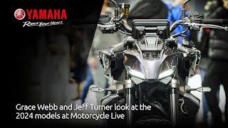 The 2024 Yamaha Models at Motorcycle Live (UK)