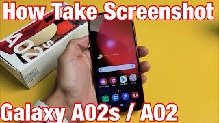 Galaxy A02s / A02: How to Take a Screenshot