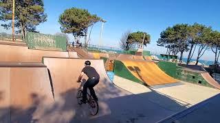 Racine skatepark a few bmx tricks