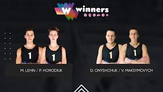 Winners Beach Volleyball. Men. M. Lehin / P. Horodiuk - D. Onyshchuk / V. Maksymovych 01.06.2024