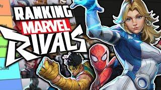 Ranking all Marvel Rivals characters!