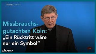 Missbrauchsfälle Köln: Vorstellung Ergebnisse und Konsequenzen aus dem Gutachten vom 18. März