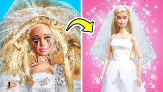 From Nerd to Beautiful Bride  Barbie Wedding Makeover Hacks & Viral Tips by YayTime! FUN