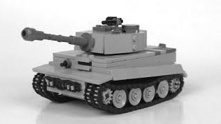 Building the Lego Tiger Tank -  Battle of the Bulge WW2