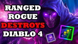 My INSANE Rogue Build In Diablo 4 (Ranged Rogue Destroys The Game) | Leveling To Endgame Guide