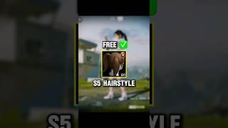 Free Season 5 Hairstyle Trick  #pubgmobile #bgmi #pubgtips