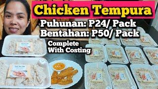 NEGOSYO IDEA: Chicken Tempura, 5 Tips Kung Paano Nenegosyohin Complete With Costing