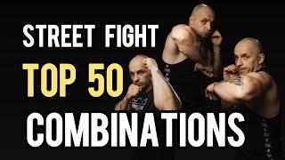 Top 50 combinations in a Street Fight.| Perfect Technique in a Street Fight.