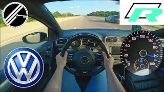 VW Golf R MK6 2.0 TSI DSG 270 PS Top Speed Drive German Autobahn No Speed Limit POV