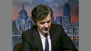 ITV Thames 22.12.1987 - Technical difficulties: continuity announcer Philip Elsmore filling airtime