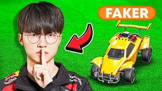 FAKER PLAYS ROCKET LEAGUE?!