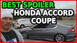 2014 Honda Accord V6 6MT With 2023 Audi A3 Trunk Spoiler Honda HFP Spoiler Discontinued