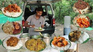 Hardworking Young Boy Selling Unlimited Roadside Meals | Chicken Rice ,Fish Rice | Street Food India