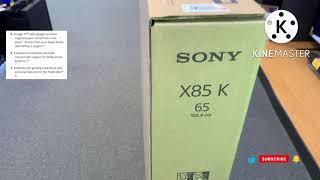 Sony KD65X85K 4K HDR LED TV with smart Google TV (2022) Unboxing