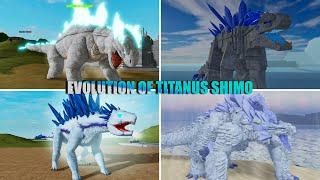 Evolution Of Godzilla X Kong Titanus Shimo In Roblox Games !