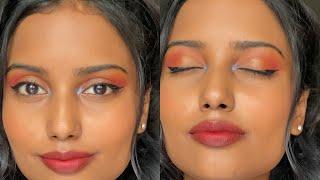 Makeup tutorial for birthday parties | Brown girl Tutumitha | dusky skin makeup