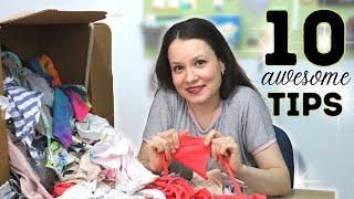 HOW TO use fabric scraps to make clothes? My 10 BEST tips!!!