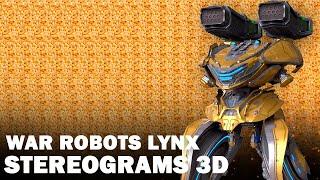 War Robots Lynx | 3D stereograms | Relaxing video for the eyes after work, school or video games