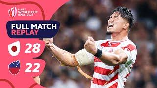 Japan deliver in must-win thriller | Japan v Samoa | Rugby World Cup 2023 Full Match Replay