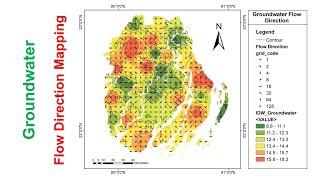 Mapping Groundwater Flow Direction Using ArcGIS