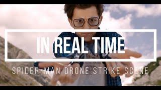 Spider-Man: Far From Home (2019) Drone Strike Slowmo Scene in Real Time