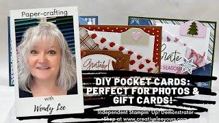 DIY Pocket Cards: Perfect for Photos & Gift Cards!