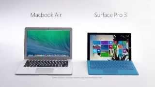 Surface Pro 3  vs. MacBook Air -- Head to Head Commercial