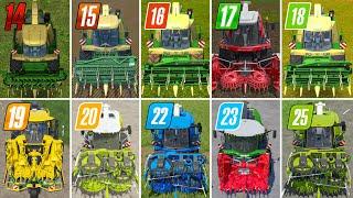 Fs14 vs Fs15 vs Fs16 vs Fs17 vs Fs18 vs Fs19 vs Fs20 vs Fs22 vs Fs23 | Chaff Harvester | Timelapse |