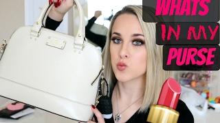 Whats In My Kate Spade Purse 2017 | TaylorAnnn