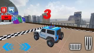 Police Car Stunts Game Police Car Mega Ramp Car Racing Gameplay 4