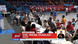 Interview with DSWD director Irene Dumlao | UB